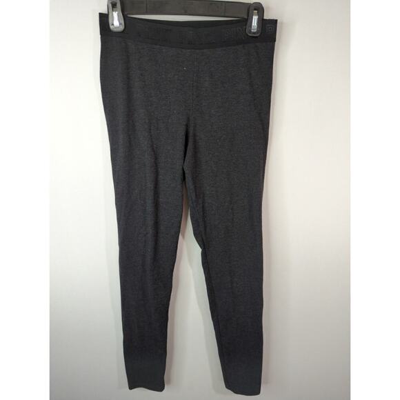 PINK Victoria's Secret Black Pull on Leggings Sports Workout Size M - Picture 1 of 8